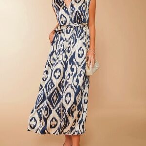 Spartina449 Hallie Midi Dress Bascom Ikat